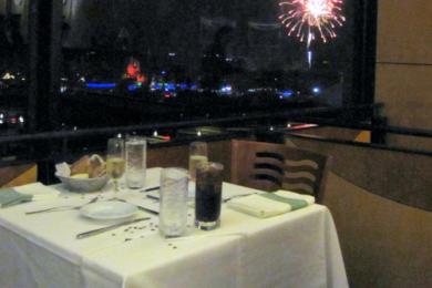Restaurants and Lounges with a Magic Kingdom Fireworks View