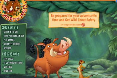 Timon and Pumbaa are Wild About Safety