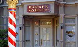 The Harmony Barber Shop on Main Street U.S.A.