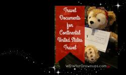 Travel Documents for Continental United States Travel