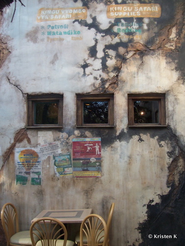 Broadsides On The Well Worn Walls Of Harambe Village