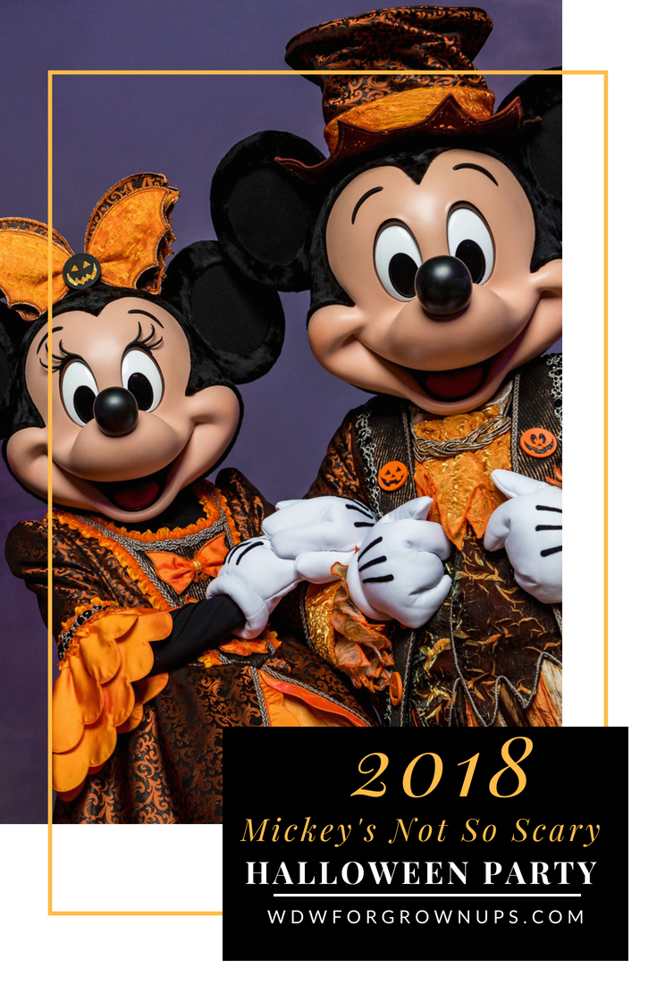 Get Ready For The 2018 Mickey's Not So Scary Halloween Party