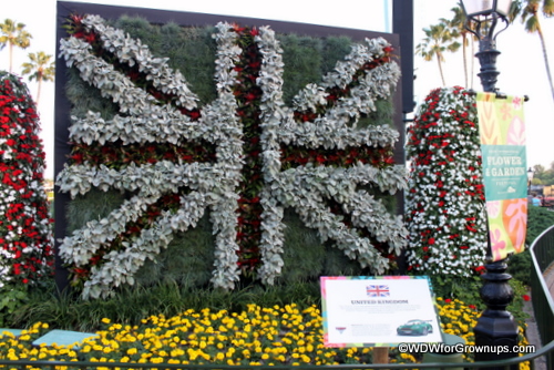 UK Flag Topiary