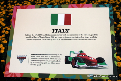 Character Sign at Italy Topiary