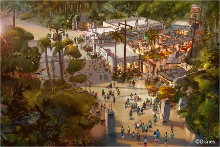 Artist rendering of the Africa Marketplace