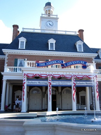 Controversial flag removed from American Adventure in Epcot