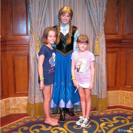 Princess Anna at the Princess Fairytale Hall