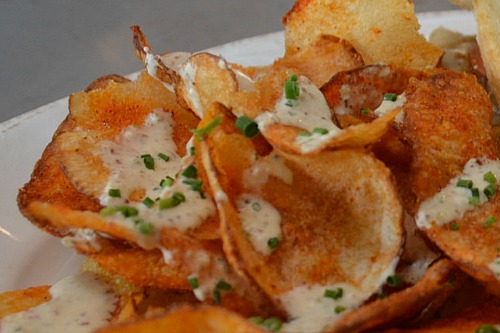 House Made BBQ Chips With Icebox Dressing