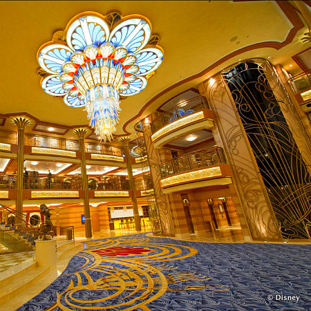 The Disney Dream's Grand Atrium