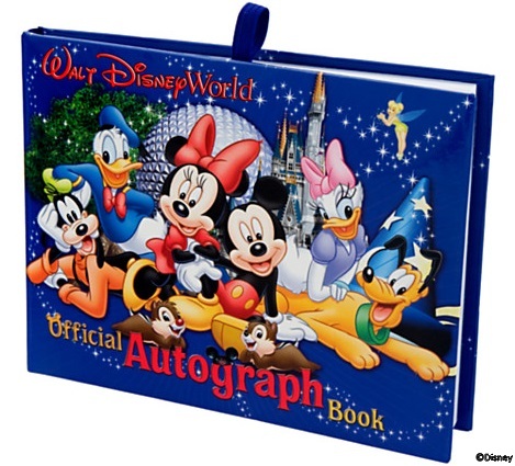 The "official" autograph book at Walt Disney World