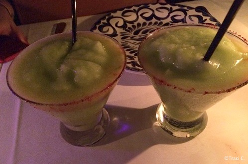 Avocado margaritas are a must!