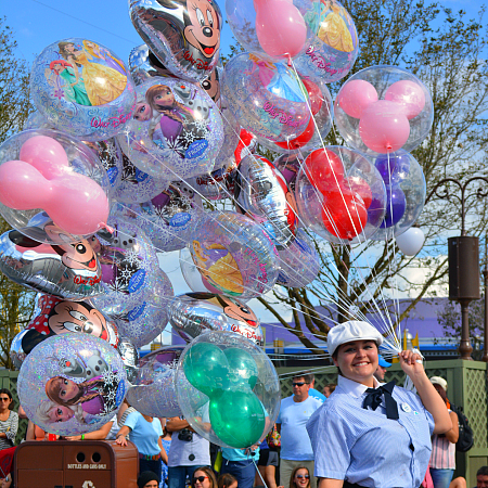 Balloon Girl on Main Street U.S.A.