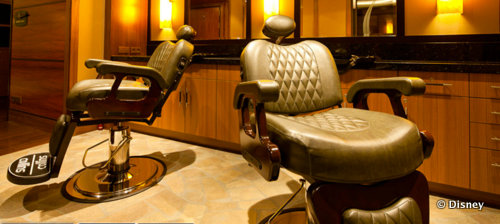 Overstiffed Leather Barber Chairs