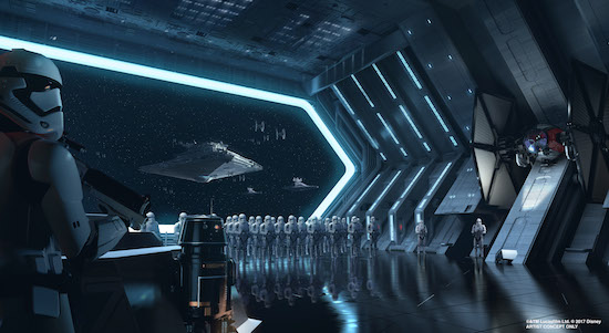 Battle In The Launch Bay Of A Star Destroyer