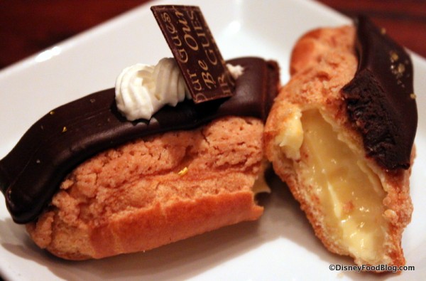 Eclair a l'orange at Be Our Guest