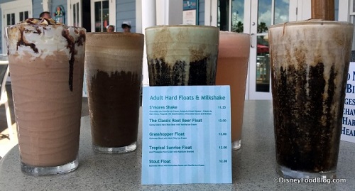 Grownup floats and milkshakes at Beaches and Cream