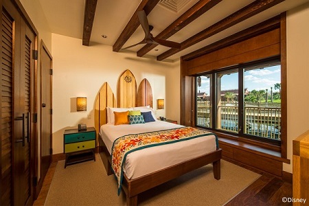Bedroom inside Bora Bora Bungalows