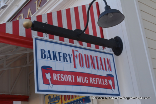 A Special Spot To Pick Up Your Resort Mugs And Get Refills