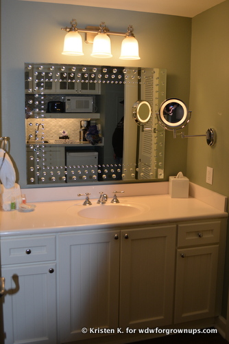 Boardwalk Villas Deluxe Studio Vanity and Sink