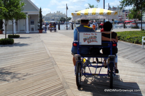 Single Bench Surrey Bike on The Boardwalk