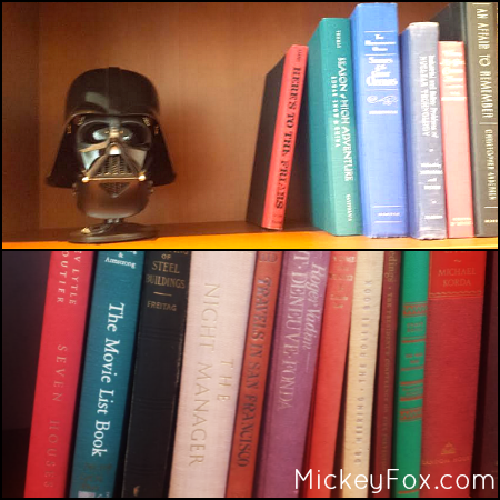Books On The Lucas Shelves Are Artfully Selected