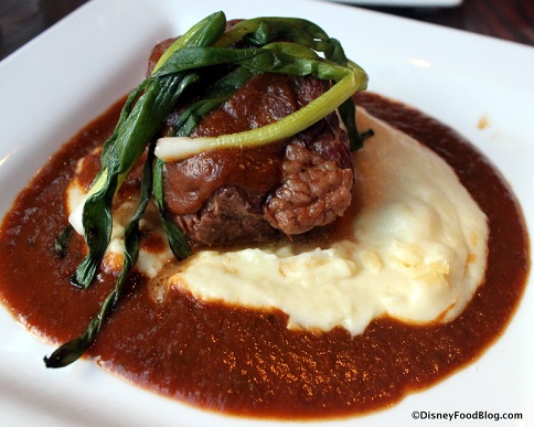 Braised short ribs at La Hacienda