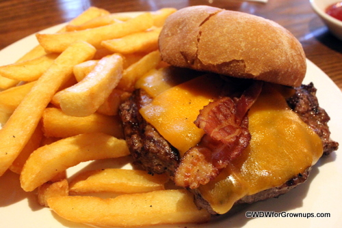 Burger with Cheddar and Bacon