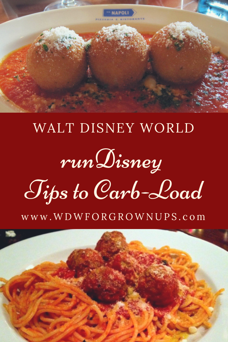 runDisney: Tips To Carb-Load at Walt Disney World