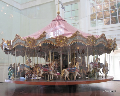 Elaborate Miniature Carousel