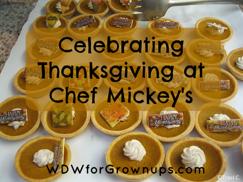 Thanksgiving Dinner at Chef Mickey's