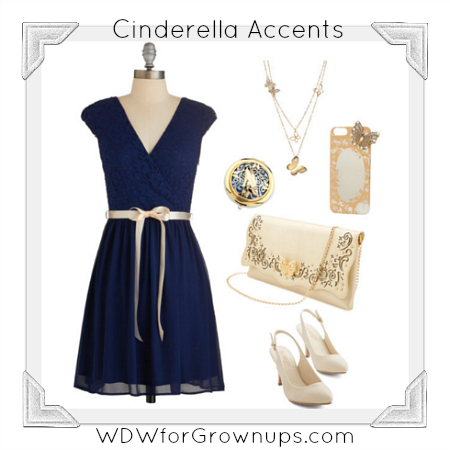 Ivory and Gold Accents Celebrate Cinderella