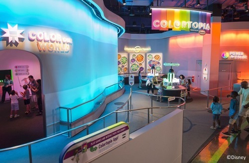New Colortopia exhibit at Innoventions in Epcot