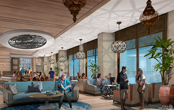 Gran Destino Tower Club Lounge Concept Art