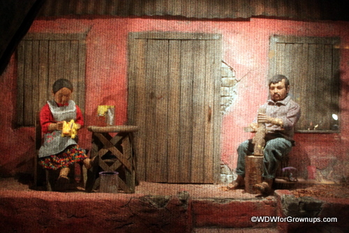 Diorama of Mexican artists