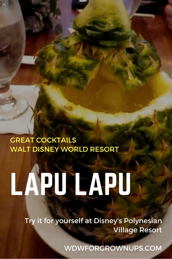 Disney Cocktails: The Lapu Lapu