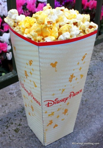 Popcorn at the Magic Kingdom is a MUST