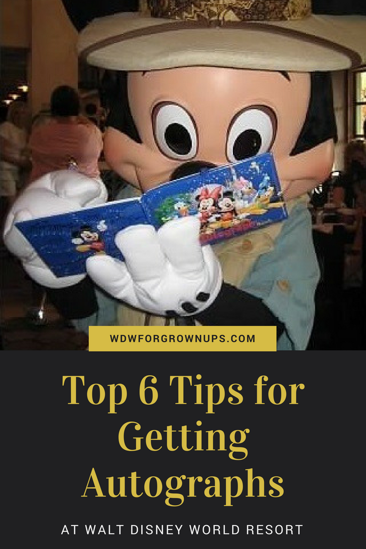 Top 6 Tips for Getting Autographs at Walt Disney World