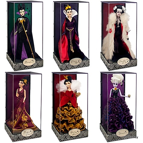 Villainess Dolls Come in Collectors Cases