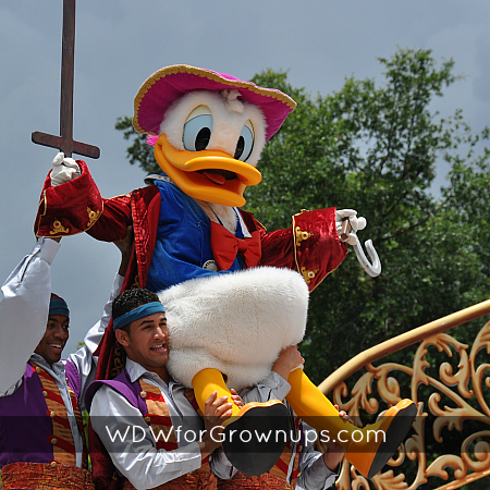 Donald on Stage In Dream Along With Mickey