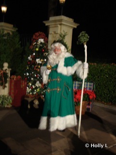 Father Christmas in the UK Pavilion