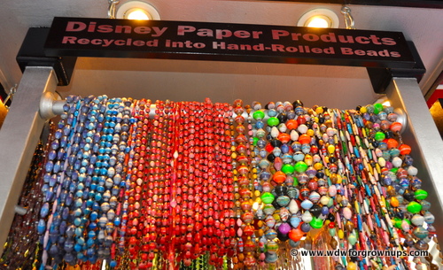 Disney Paper Products Recycled Into Hand-Rolled Beads