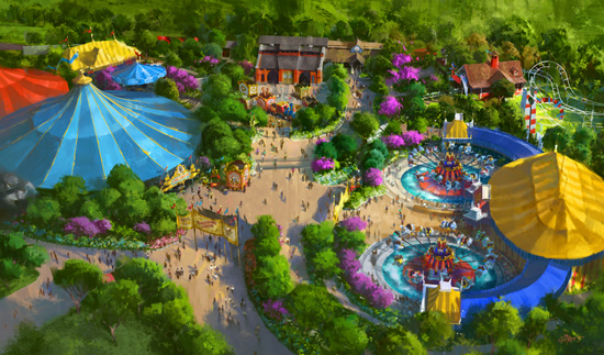 Rendering of The Storybook Circus 