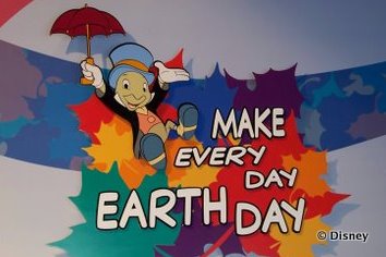 Jiminy Cricket Celebrates Environmentality