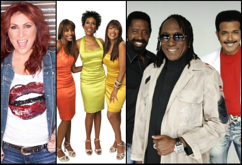 Jo Dee Messina, The Pointer Sisters, and The Commodores