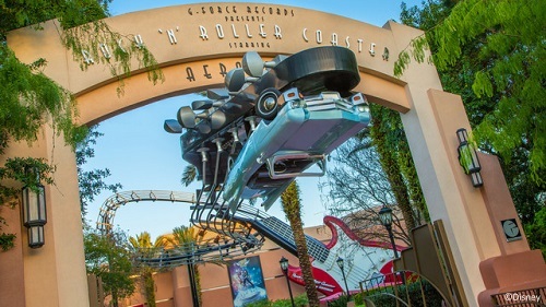 Take a ride on the wild side on Rock 'n' Roller Coaster