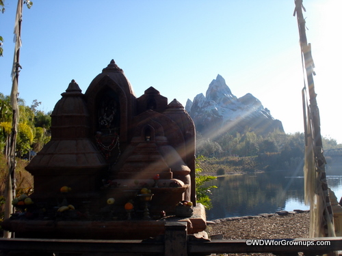 Expedition Everest in the Background