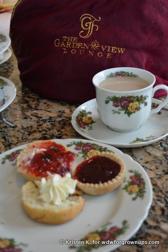 Tea And Scones With Jam