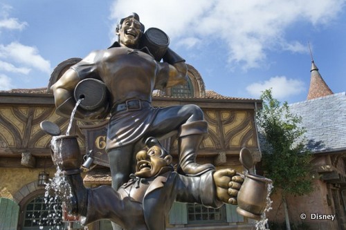 Gaston's Statue Fountain