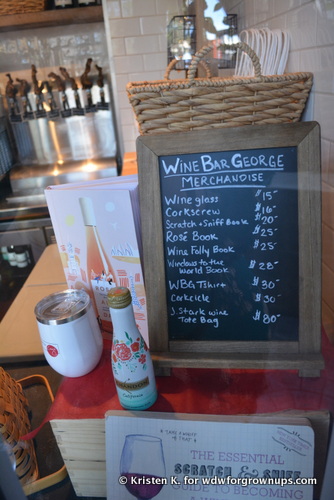 Wine Bar George Merchandise