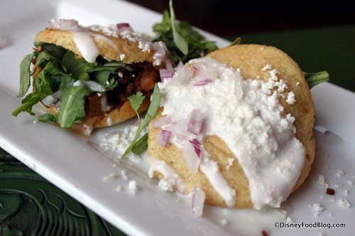 Gorditas appetizer at La Hacienda